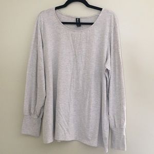 VGUC Agnes&Dora Cream/Gray Long Sleeve, Size XL